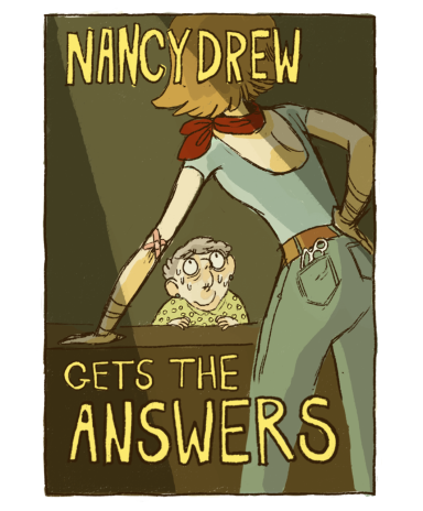 The cover of Nancy Drew Gets the Answers